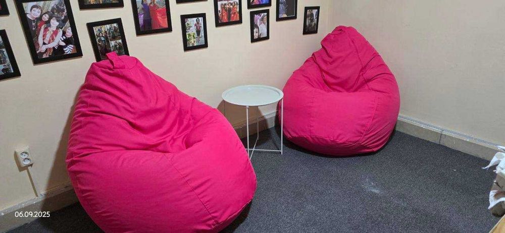 Бинбег, бин бег, кресло-мешок, пуфик, габардин — бўйи 190 см гача
