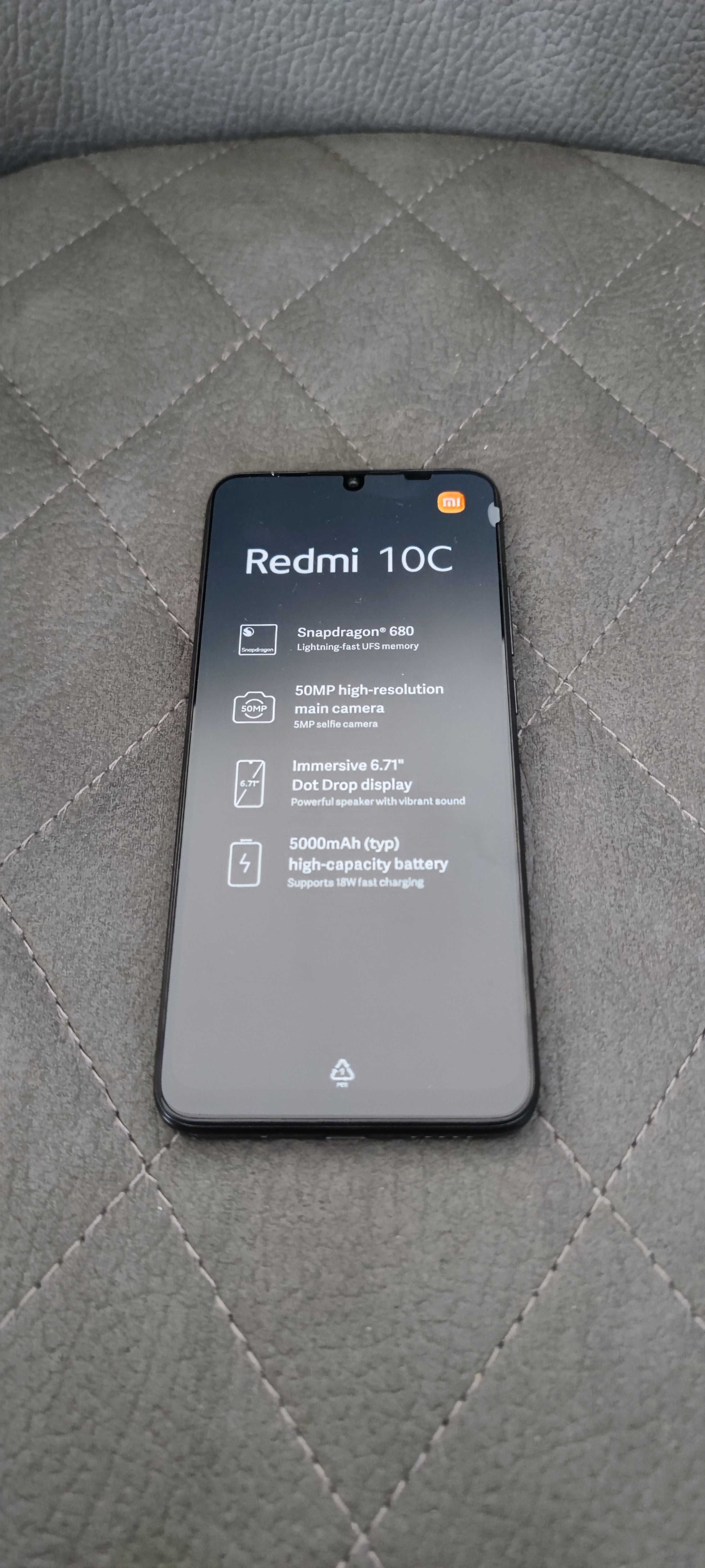 Xiaomi Redmi 10C, 64GB, 4G, Graphite Gray