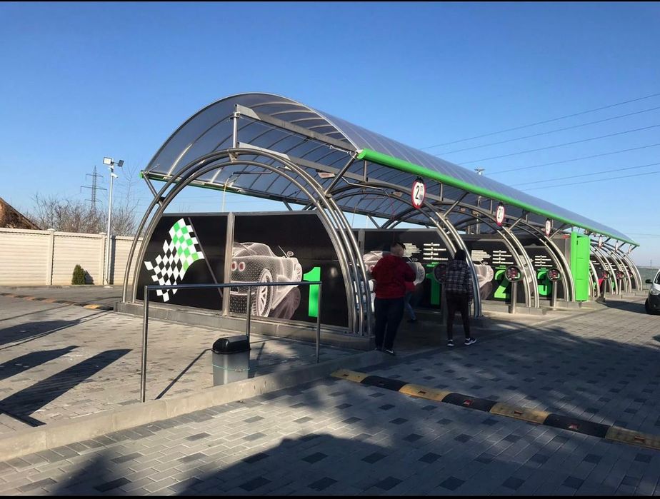 Vând hala metalica și spălătorie auto self service