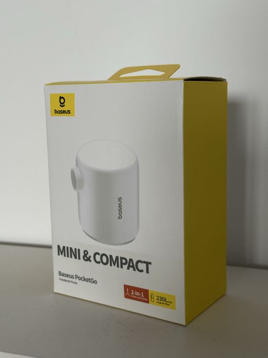 Baseus pocket go pompa cu baterie/lanterna