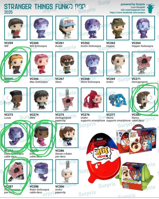 Киндер джой Очень странные дела / Kinder joy stranger things