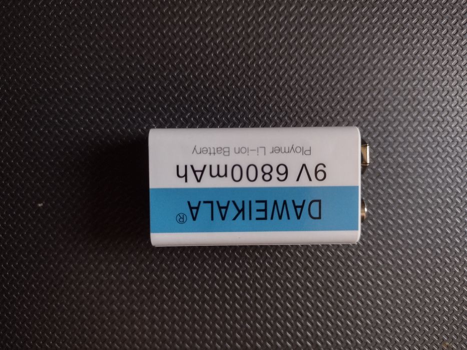 Презареждаема 9V li-ion батерия , 6800mAh, USB Type C