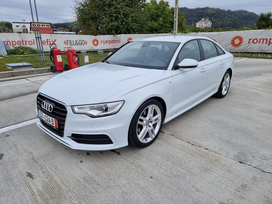 Audi A6• 3xS-Line•2.0~190 Ps•Euro 6•Ultra•Automat•Alb perlat•Germania!