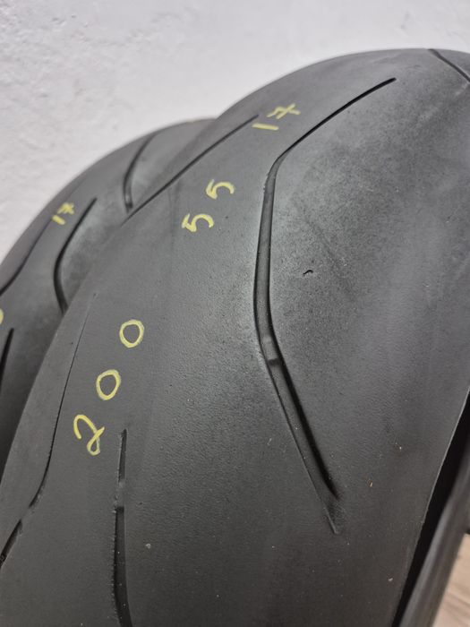 Set anvelope moto 120 70 17 cu 200 55 17 Dunlop sportsmart tt dot 2024