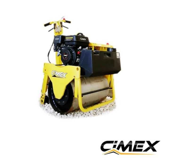 ПРОМО 20% Едноосен ръчноводим валяк с вибрация и реверс CIMEX VR200