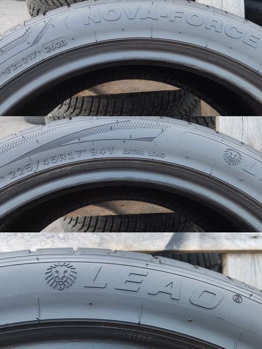 1бр. лятна гума 225/45/17 Leao Nova Force, XL
dot23
8.45mm
Много добро