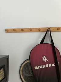 Дървена закачалка 64 см, 7 закачалки