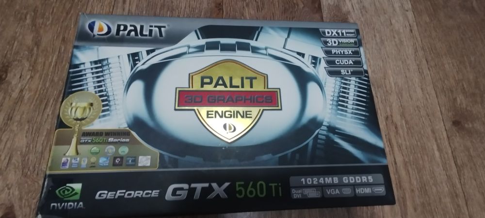 Продам нерабочую видеокарту GTX-560TI PALIT