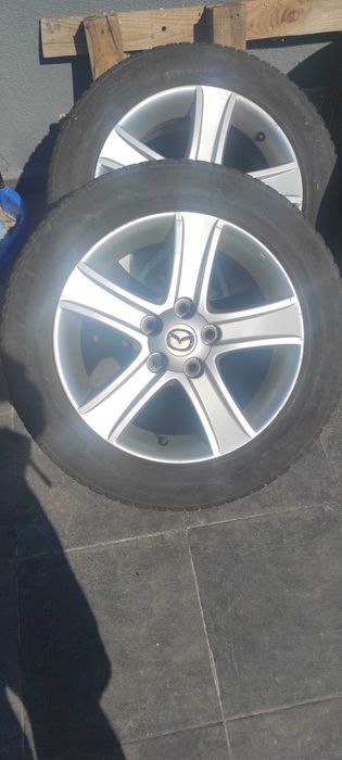 4 бр. оригинални Алуминиеви джанти Mazda 6 с гуми 205/60 R16