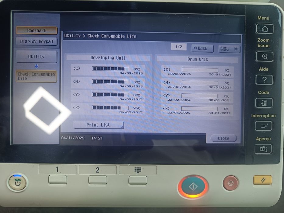 Printer Color Konica Minolta C224e