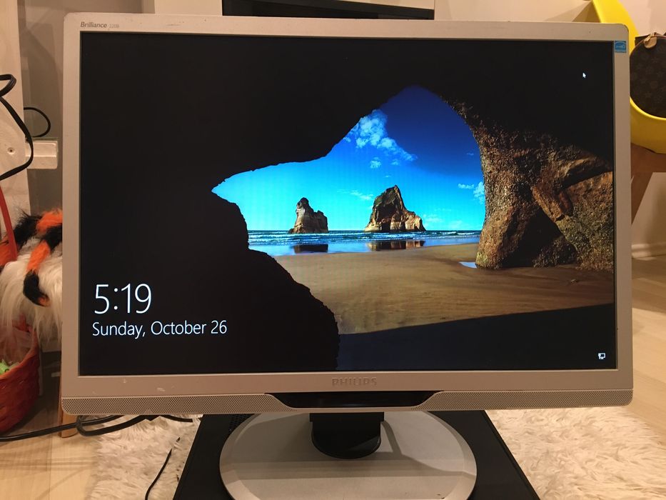 Sistem PC Desk imprimanta monitor tastatura calculator