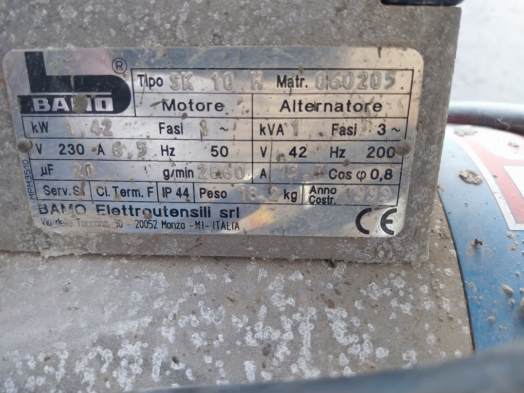 Vibrator ptr.beton