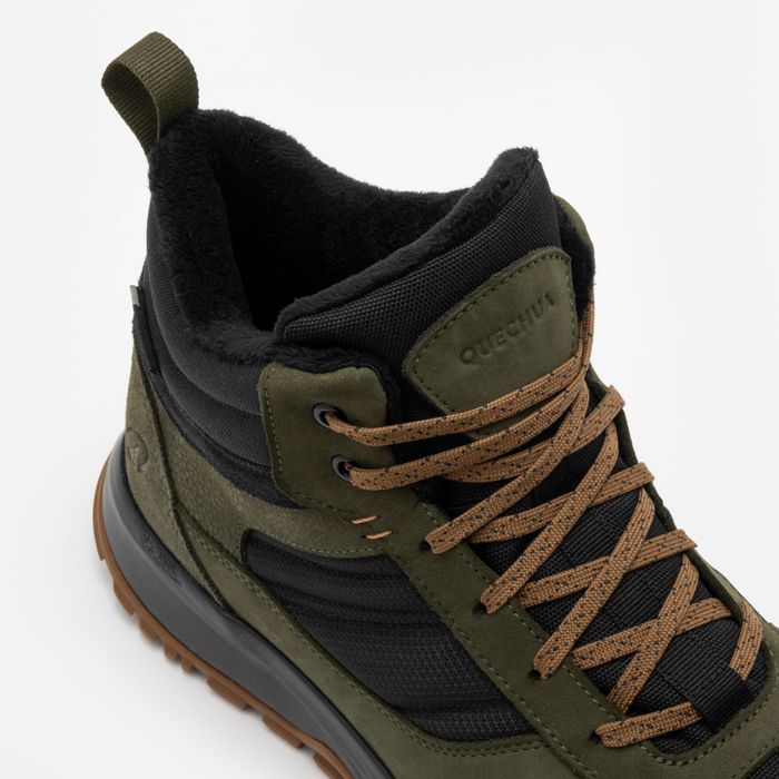 Încălțăminte mid din piele Drumeție Nh500 - produs resigilat Decathlon