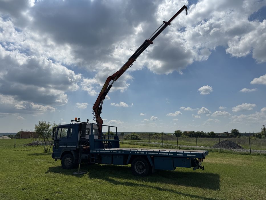 Volvo Fl 6 platforma cu macara autorizata ISCIR + Site Web