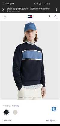 Tommy Hilfiger block stripe sweatshirt