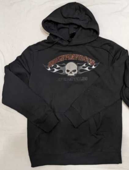 Harley Davidson Logo мъжки черен  суичър размер М от Сащ