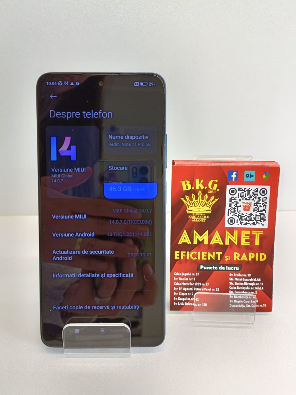 Redmi Note 11 Pro 5G 64gb Amanet BKG