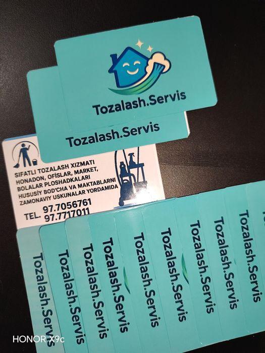 Uborka. Uy, ofis, do'kon, bolalar o'yingohlari xududlarini tozalaymiz