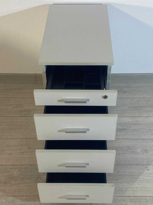 93 buc. Rollbox cu 4 Sertare 33X60 cm; Mic Dulap Birou Cub; Noptieră