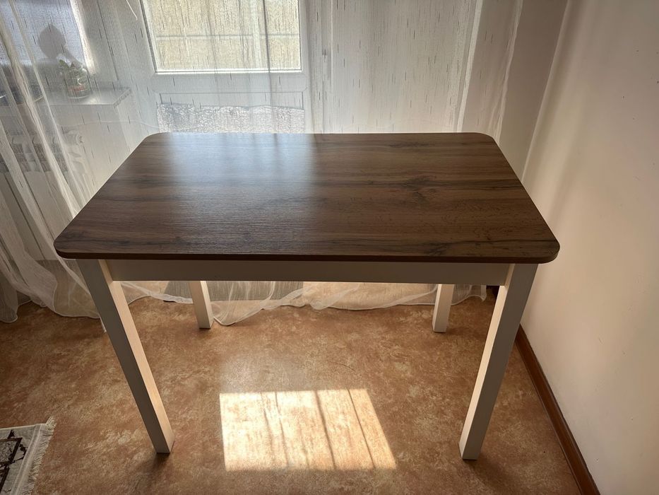 Обеденный стол для кухни, 100х60x75 см, ЛДСП,