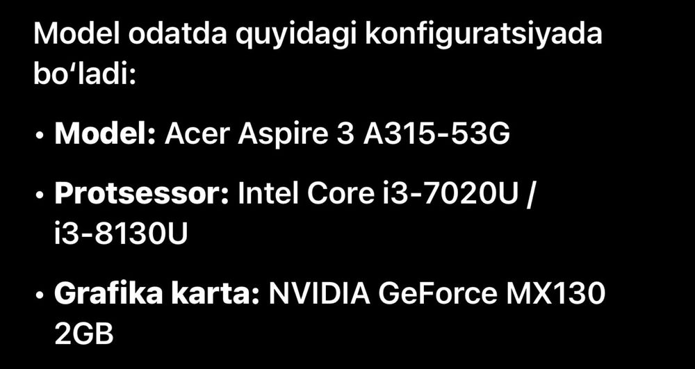 Продам Ноутбук 17.3 intel core i3, 8Г6 рам Geforce MX130, 1000 6 HDD
