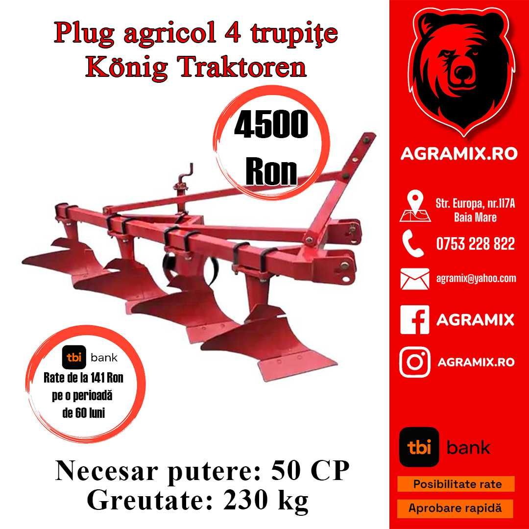 Plug agricol fix 2/3/4 trupite Konig si Demarol Agramix nou