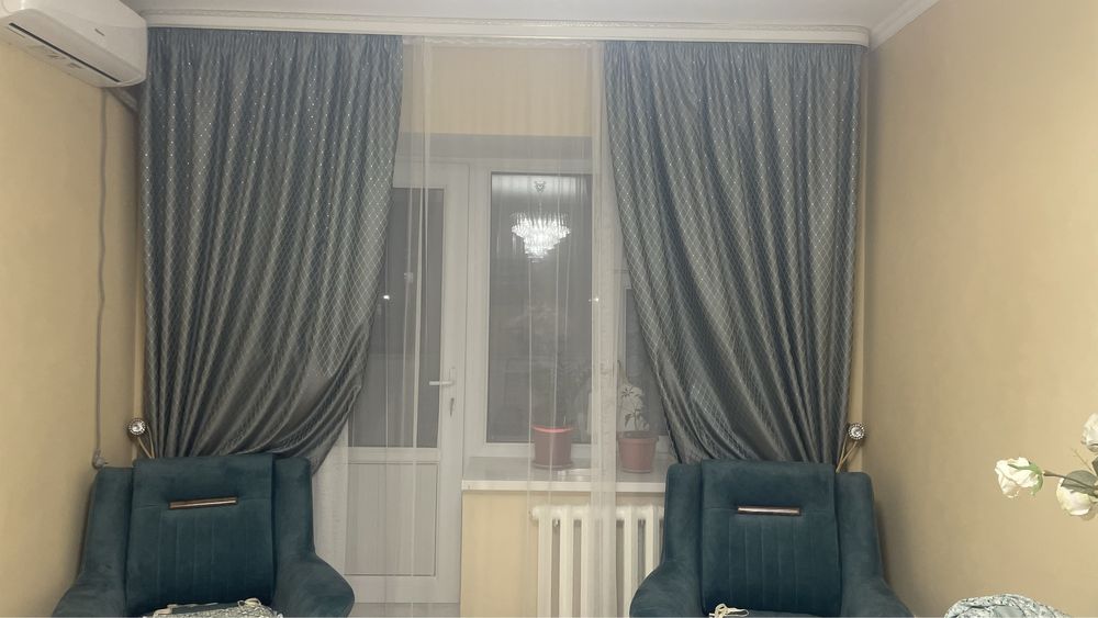 Занавески в гостиную и спальнюю
