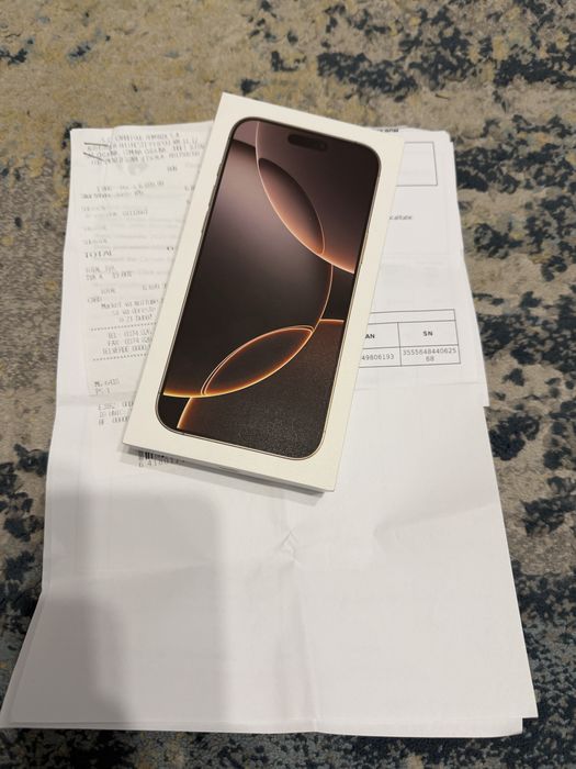 Iphone 16 Pro Max, 256 GB, Dessert