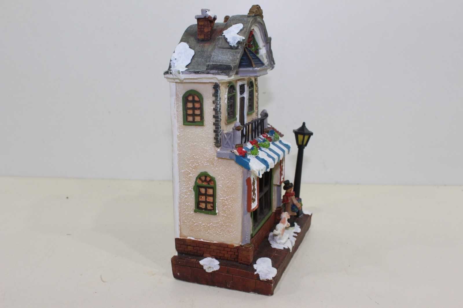 Ретро Коледна украса Диорама къщичка уютен дом. Внос Холандия