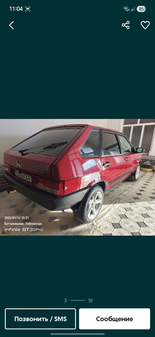 Lada Samara 2109 sotiladi