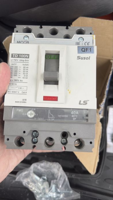 Автоматический выключатель Susol корея