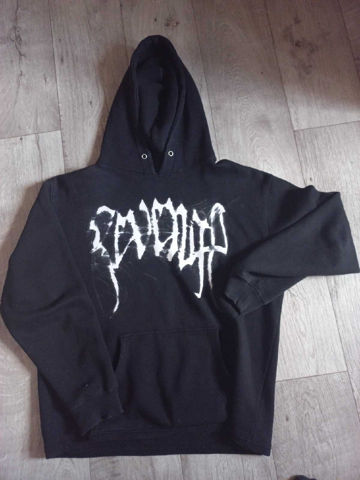 Худи Revenge smoke hoodie black