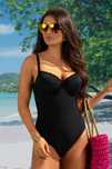 НОВ Pour Moi Splash Frill Underwire One-Piece дамски бански 75B и 75D