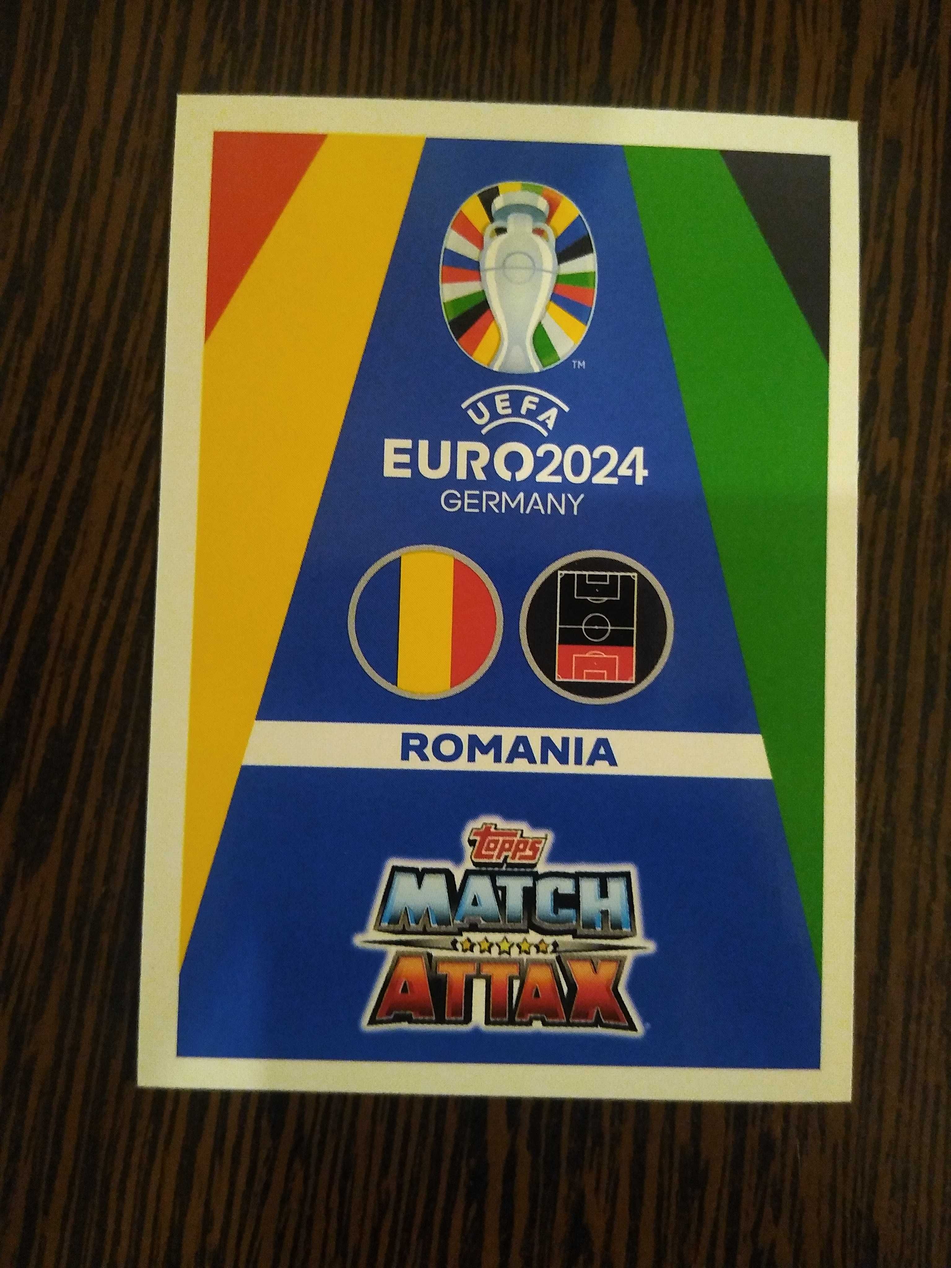 Card fotbal Euro 2024 - Radu Drăgușin - România