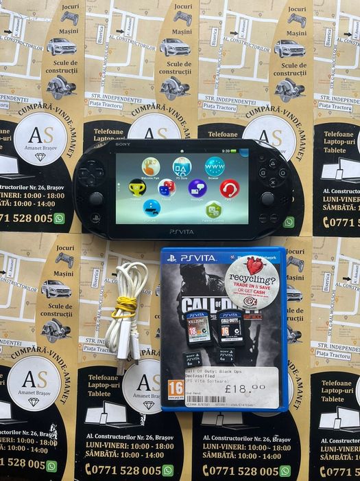 Consola Sony PS Vita Slim + 2 jocuri