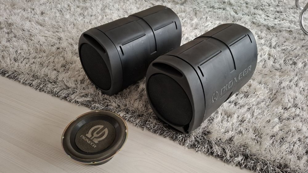 Set 2 subwoofere pasive vintage made in Japonia Pioneer Ts-Wx160