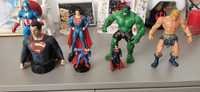 Figurine superman hulk captain america