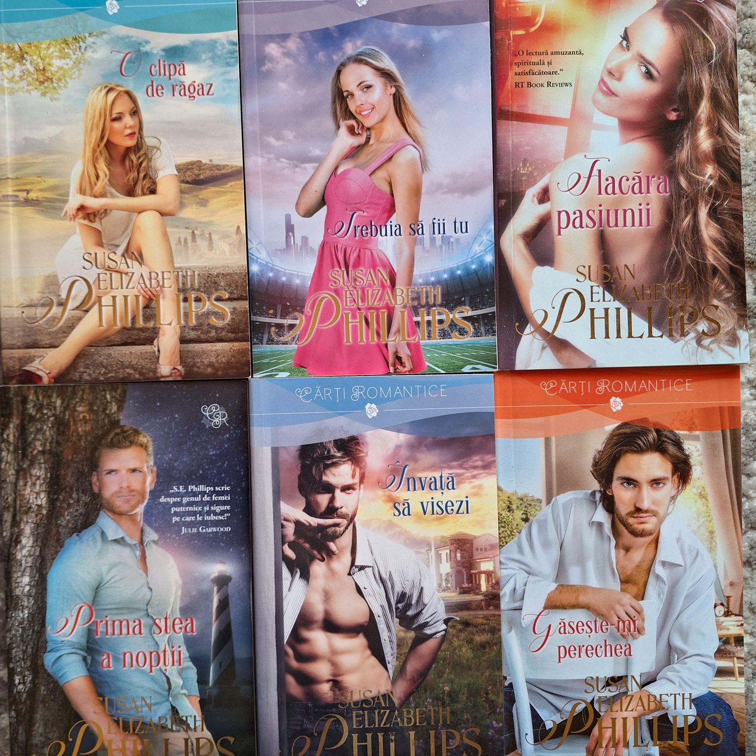 Set 6 carti romantice Susan Elisabeth Phillips!