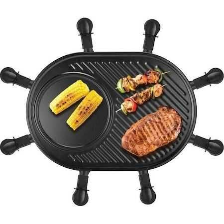 Електрическа скара Unold Raclette Gourmet, тигани, 48795, 1200W,8 лица