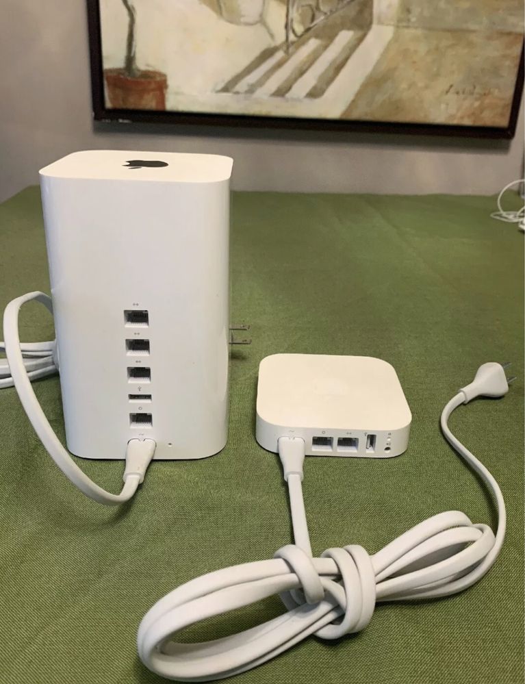 Apple Airport Extreme 6го поколения и Express Wifi Роутер Модем оптики