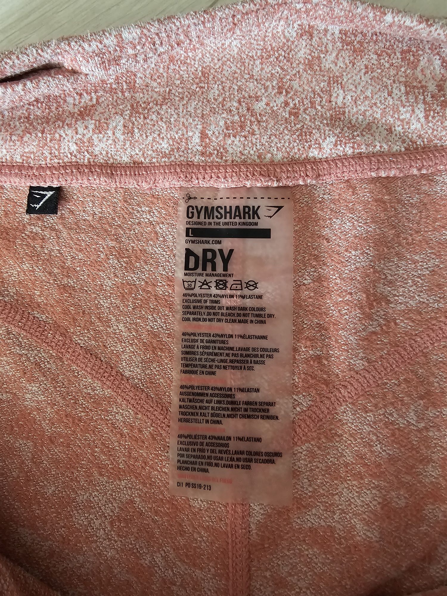 Colanti Gymshark roz-nude, marime L