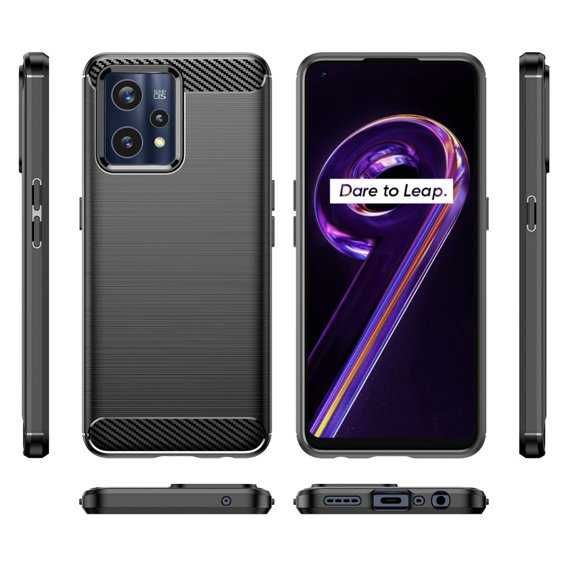 Луксозен калъф / кейс / гръб карбон Carbon за Realme 8 9 10 11 Pro GT3