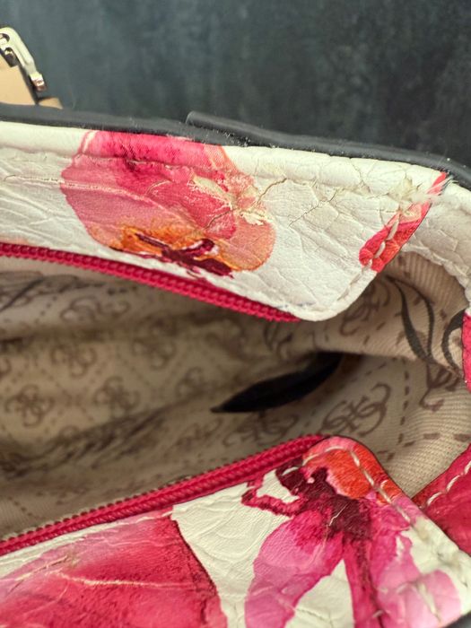 Guess floral чанта