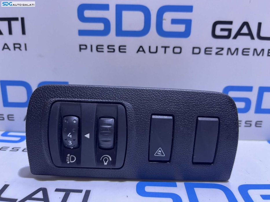 Rama Grila Ornament Buton Butoane Reglaj Faruri Start Stop ESP Bord Renault Laguna 3 2007 - 2015 648450001R 251450002R [L7810]