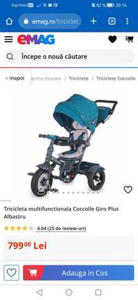 Vând tricicleta coccolle giro