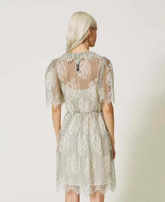 Дантелена рокля Twinset, размери 46 L,нова с етикет!