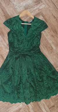 Rochie eleganta verde