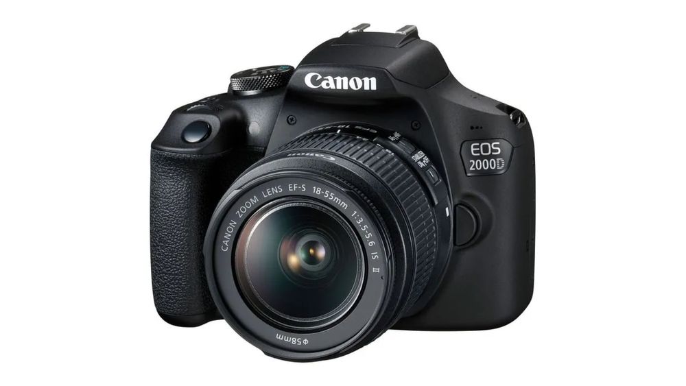 Canon EOS 2000D 24.1MP Kit cu Obiectiv EF-S 18-55mm