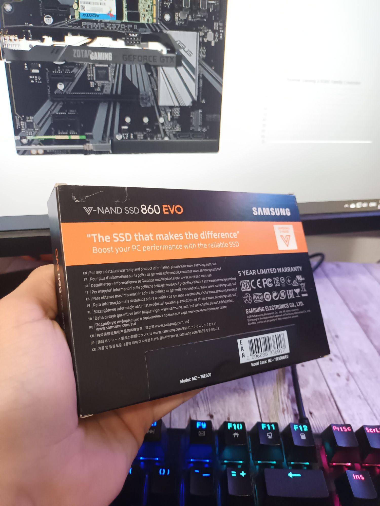 Ssd 500 gb Samsung 860 EVO SIGILAT