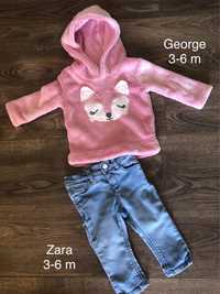 Лот Zara, George 3-6 месеца